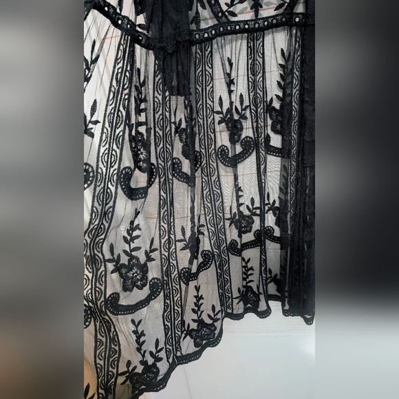 Nwot π Stunning Rachel Zoe Lace Detail Kimono π Duster - Picture 7 of 11